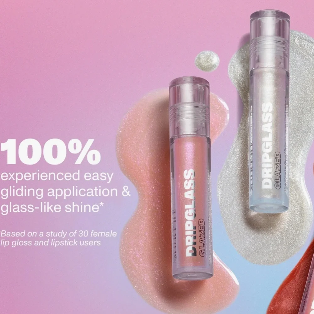 Morphe Dripglass Glazed High Shine Lip Gloss    Frose Bliss